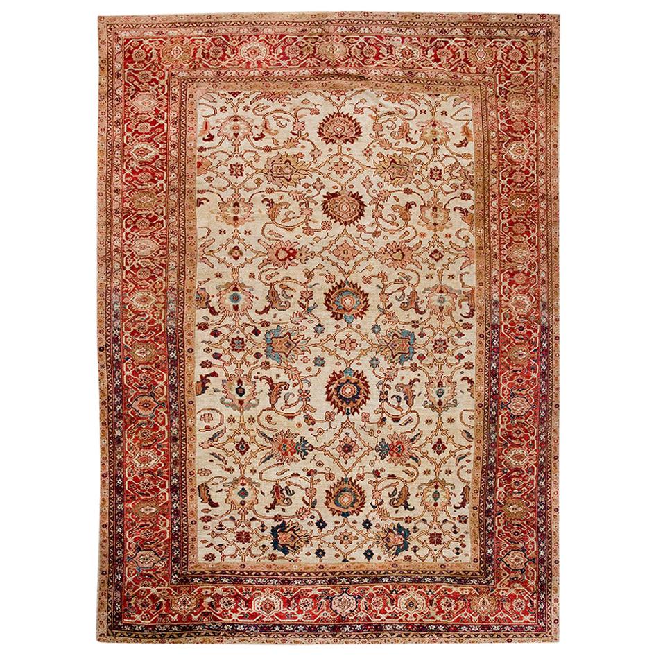 19th Century Persian Ziegler Sultanabad Carpet ( 10' x 13'3" - 305 X 404 ) For Sale