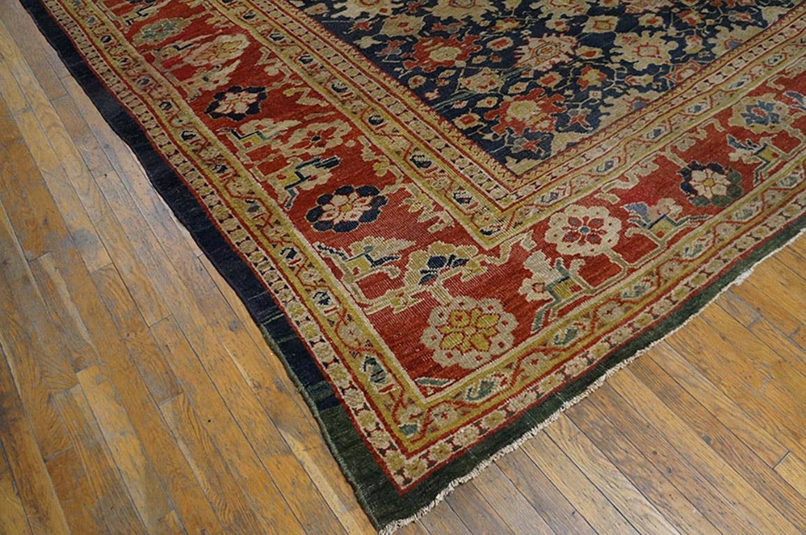 Late 19th Century 19th Century Persian Sultanabad Carpet ( 10'3