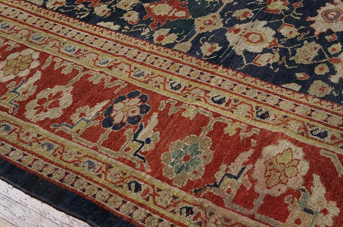 19th Century Persian Sultanabad Carpet ( 10'3