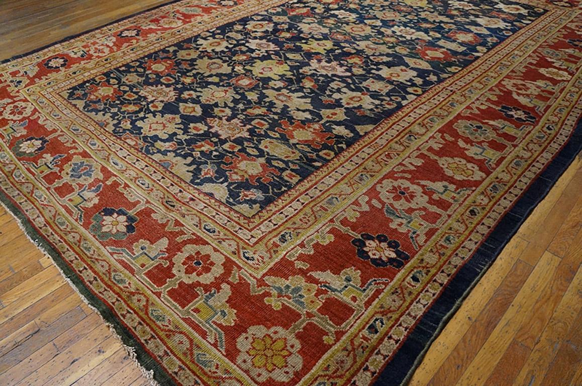 19th Century Persian Sultanabad Carpet ( 10'3