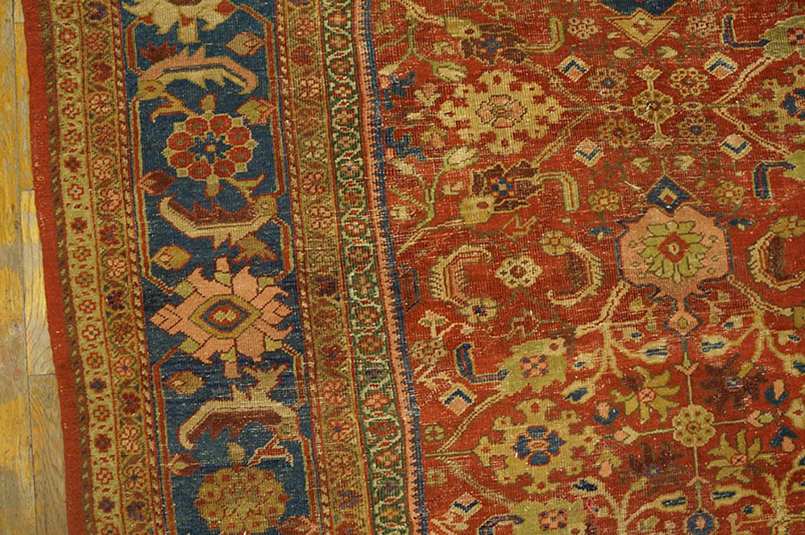 Antique Sultanabad Rug In Good Condition In New York, NY