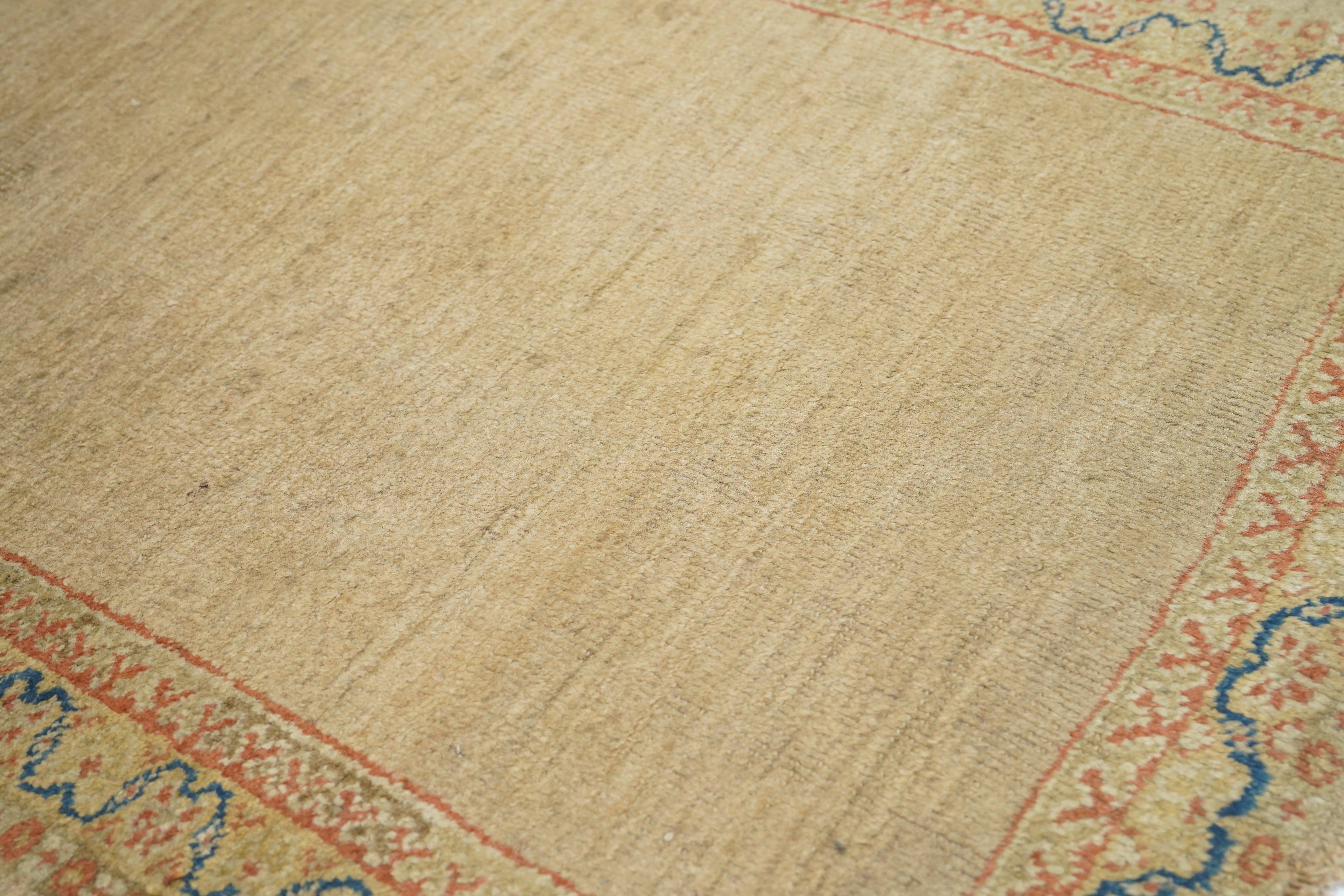 19th Century Antique Sultanabad Rug 2'8'' x 6'0'' For Sale