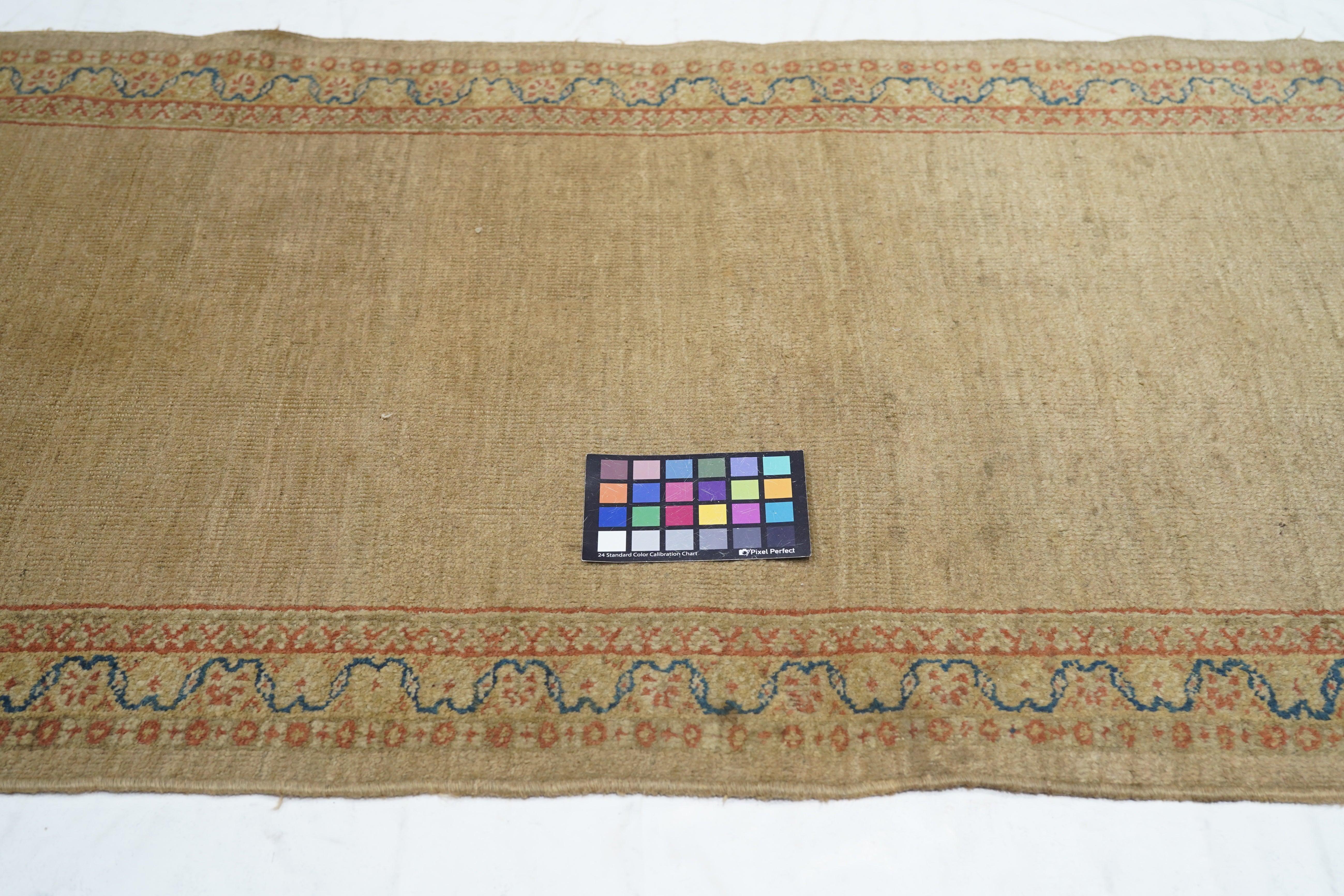 Antique Sultanabad Rug 2'8'' x 6'0'' For Sale 1