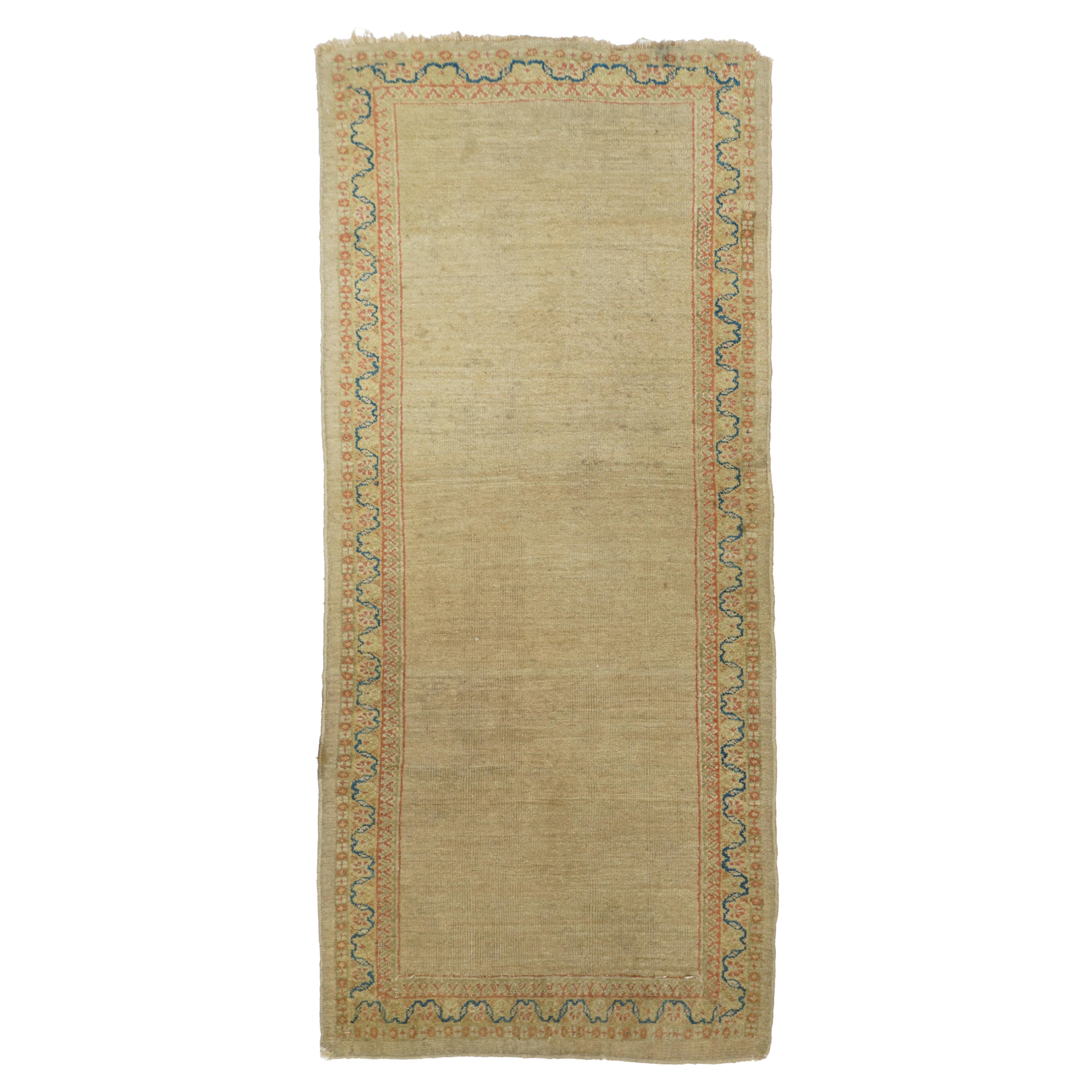Antique Sultanabad Rug 2'8'' x 6'0'' For Sale