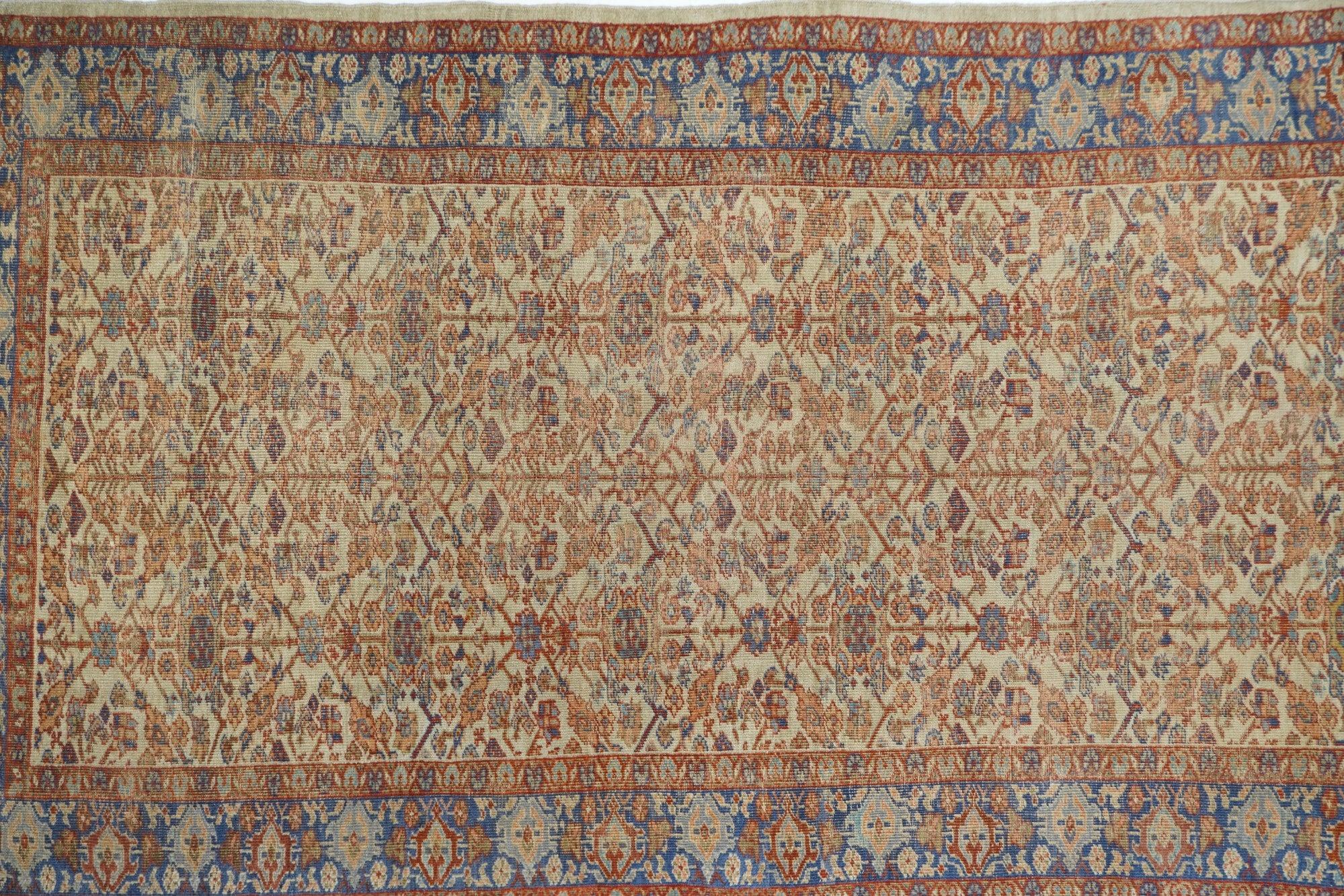 Persian Antique Sultanabad Rug 5'2'' x 8'10'' For Sale