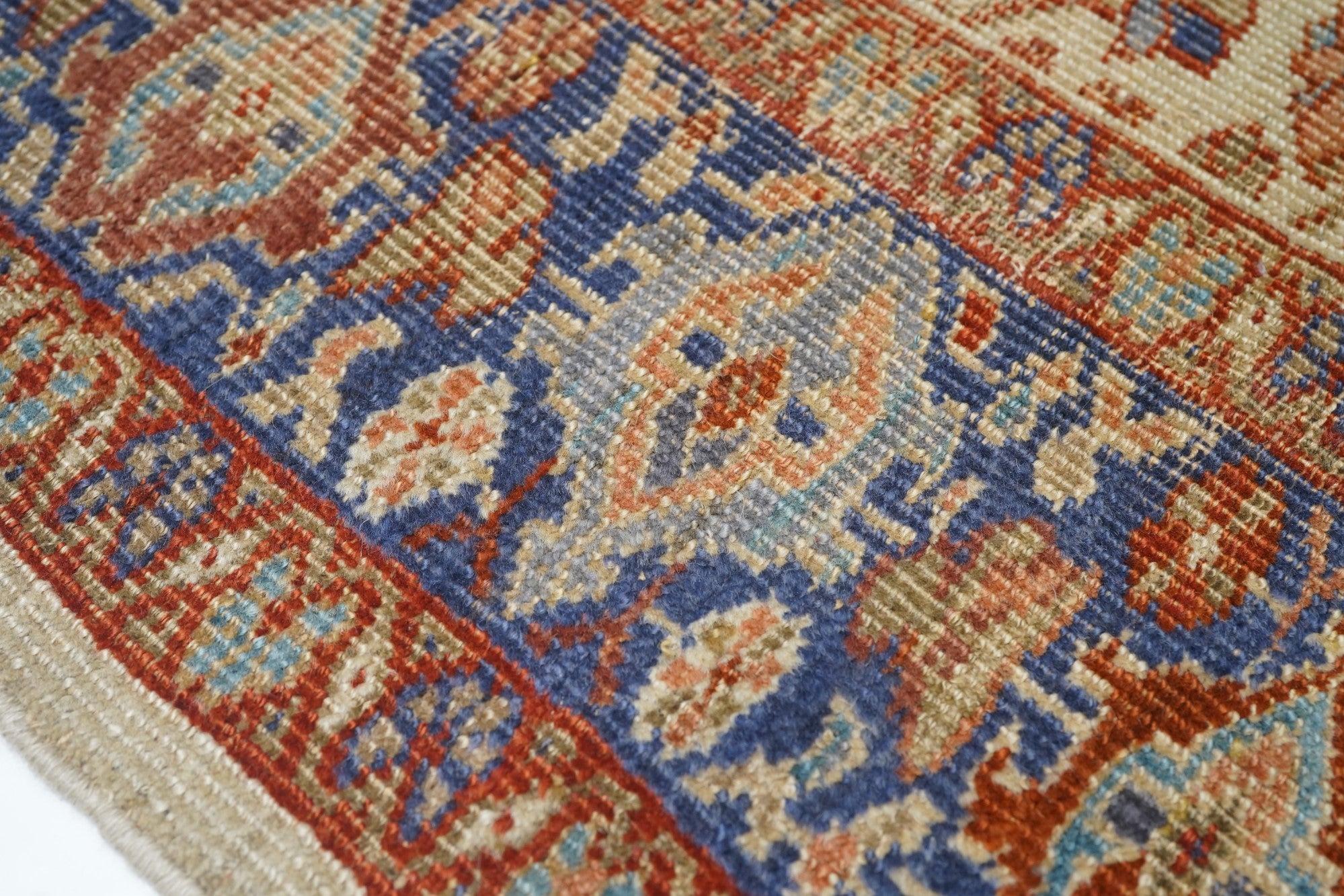 Hand-Knotted Antique Sultanabad Rug 5'2'' x 8'10'' For Sale
