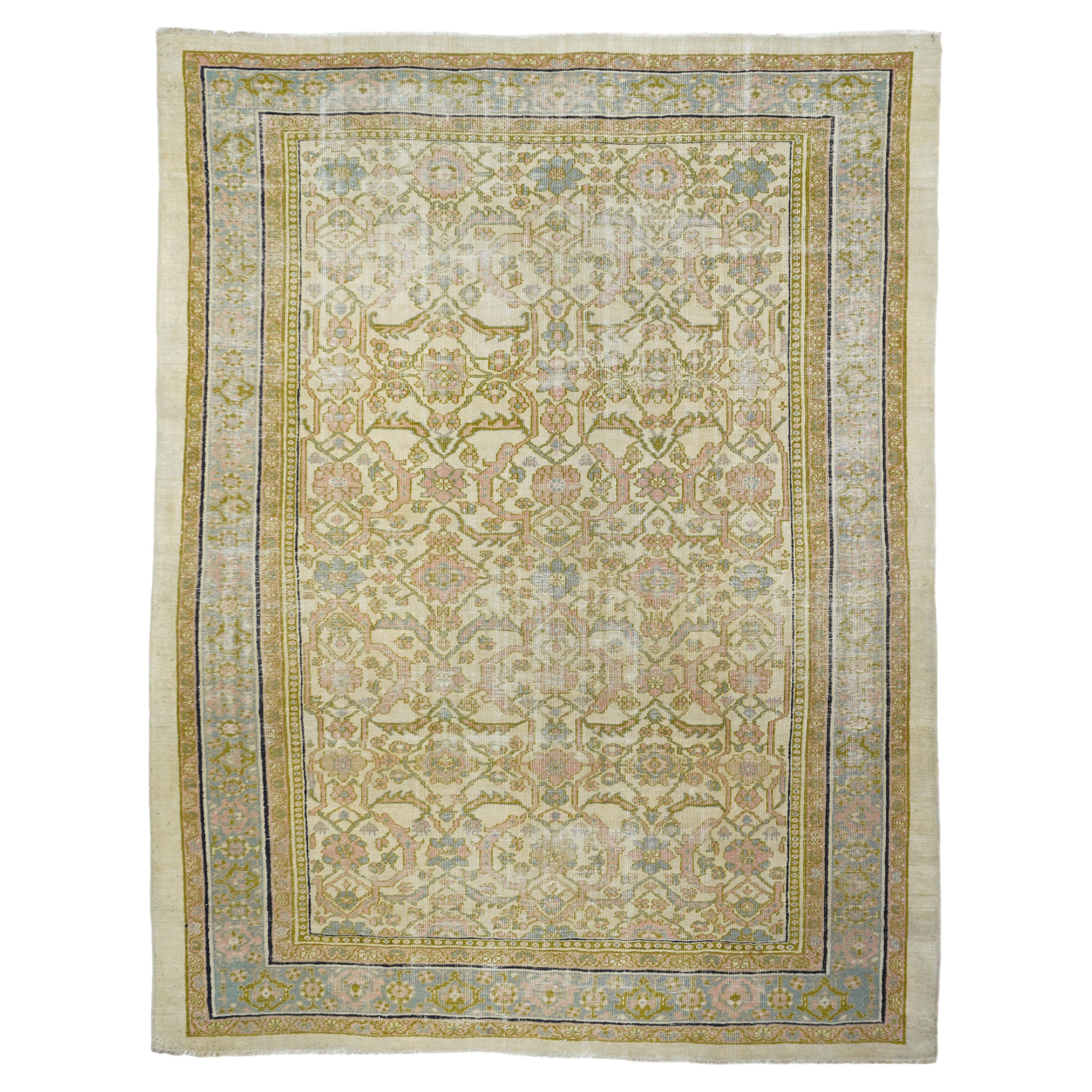 Antique Sultanabad Rug For Sale
