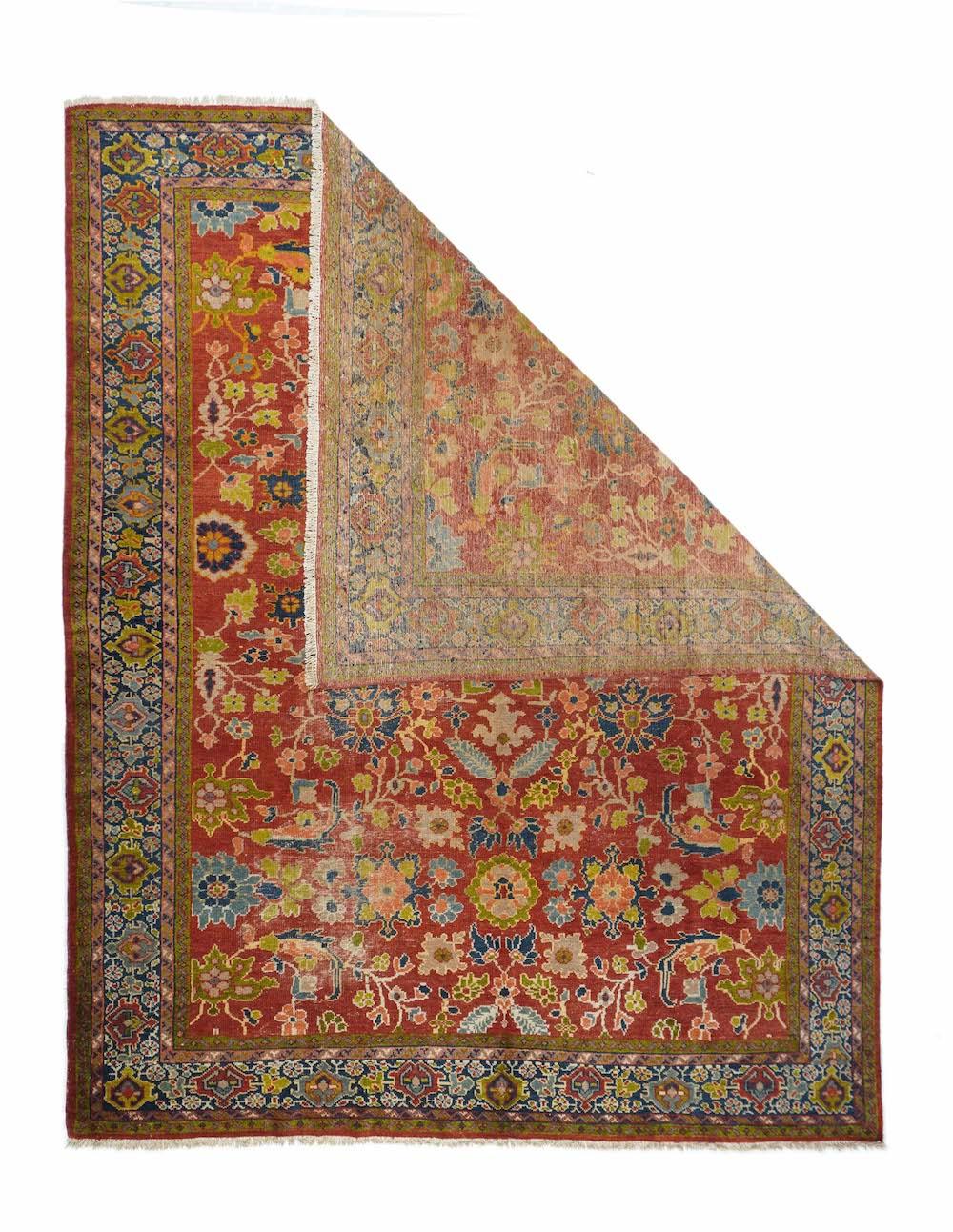 Antiker Sultanabad-Teppich 7'6'' x 9'6''.