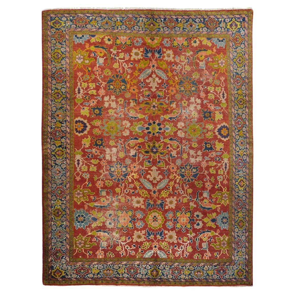 Antique Sultanabad Rug 7'6'' x 9'6''