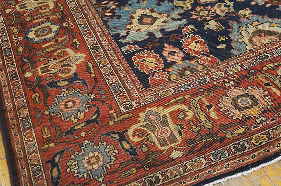 19th Century Persian Sultanabad Carpet ( 9'4