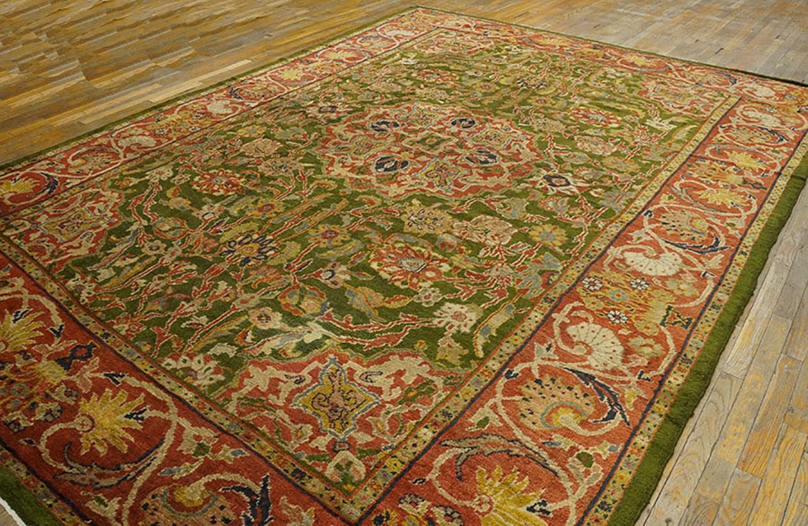 Late 19th Century Persian Sultanabad Carpet  ( 9'4