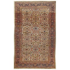 Antique Sultanabad Rug Carpet, circa 1890  8'4 x 13'4