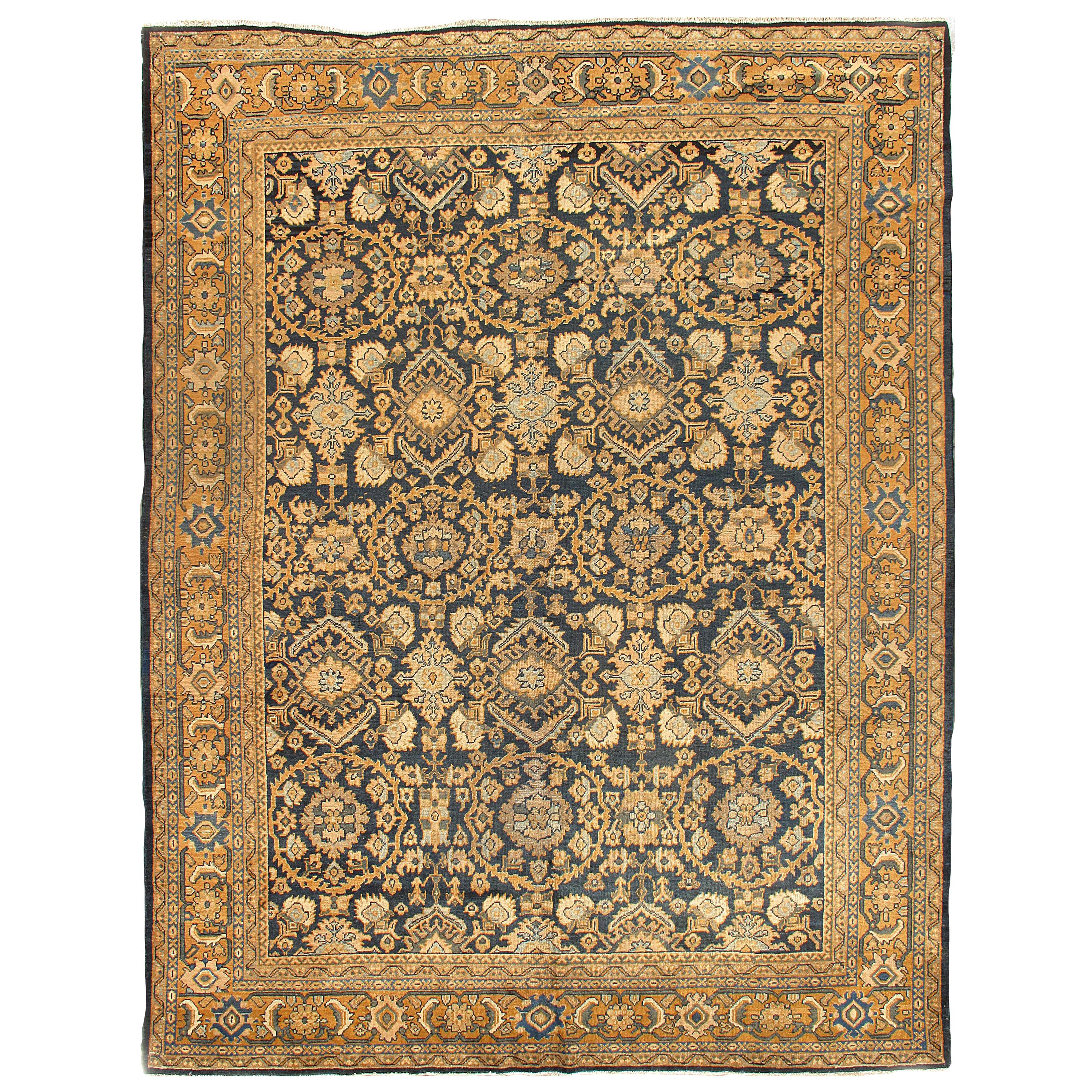 Antique Mahal Sultanabad Carpet Rug, 8 X 14 Rug
