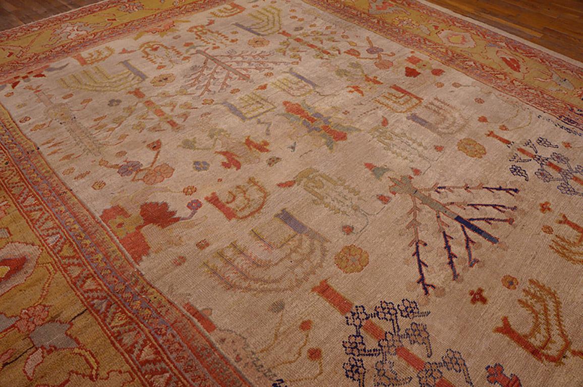 19th Century  Persian Ziegler Sultanabad Carpet ( 10' x 12'3