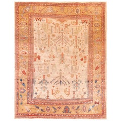 Antique 19th Century  Persian Ziegler Sultanabad Carpet ( 10' x 12'3" - 305 x 373 )