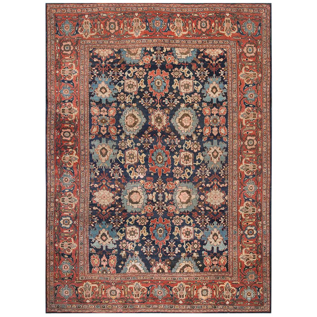 Tappeto persiano Sultanabad del XIX secolo ( 9'4" x 12'3" - 285 x 375 )