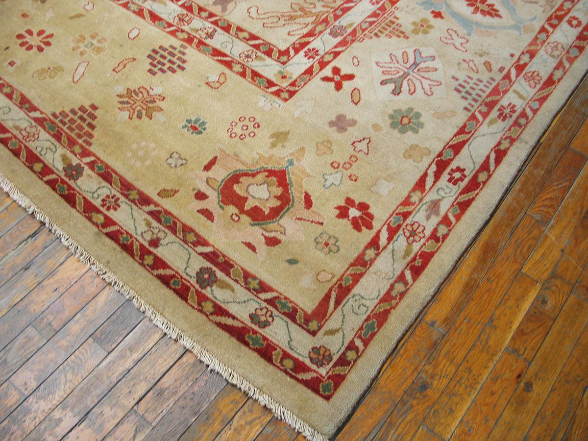 Hand-Knotted Vintage 1980s Sultanabad Carpet ( 11'8'' x 19' - 355 x 580 ) For Sale