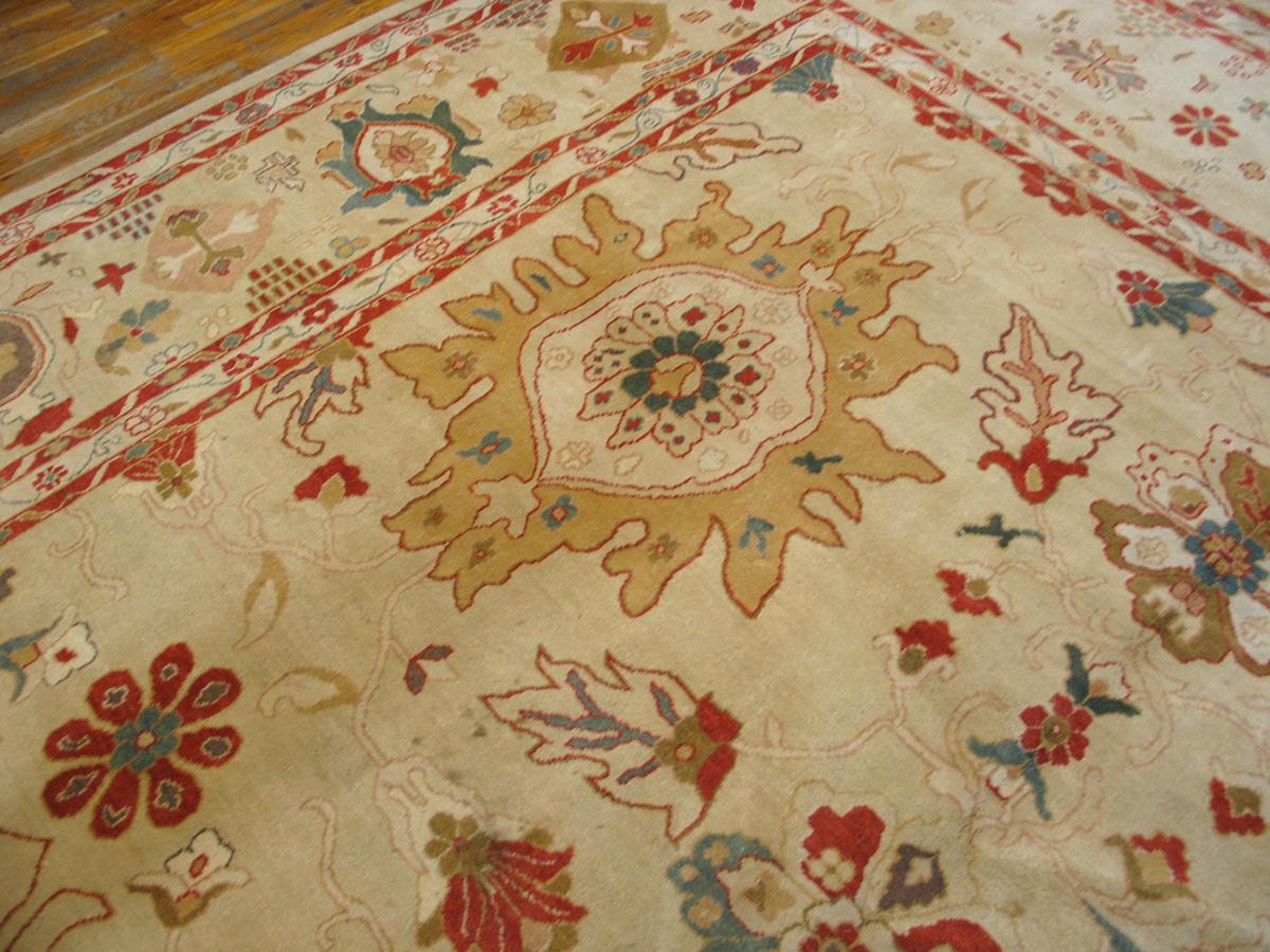 Wool Vintage 1980s Sultanabad Carpet ( 11'8'' x 19' - 355 x 580 ) For Sale