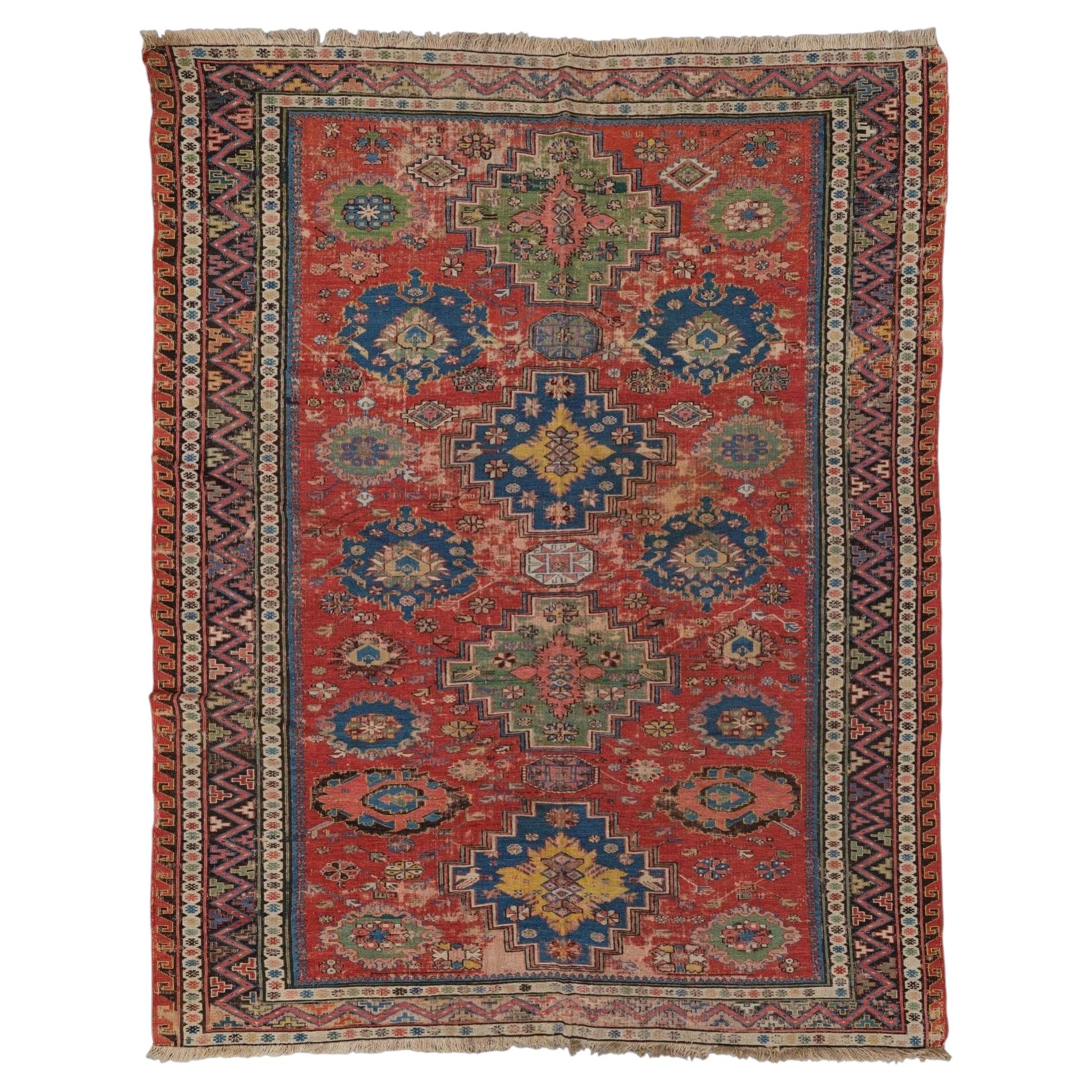 Antique Sumac Rug - Late 19th Century