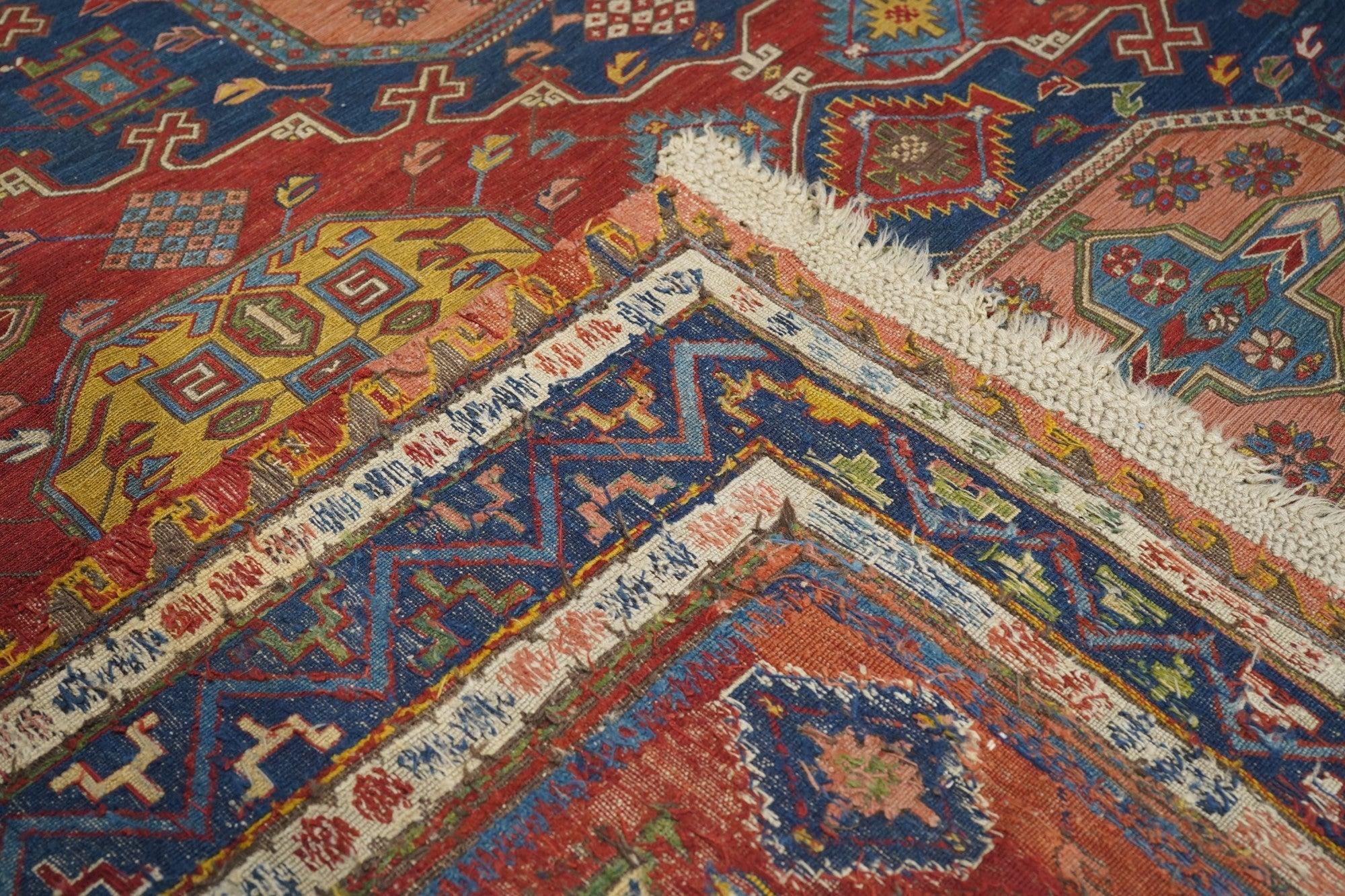 Antiker Sumak-Teppich 7'9'' x 9'4'' im Angebot 4