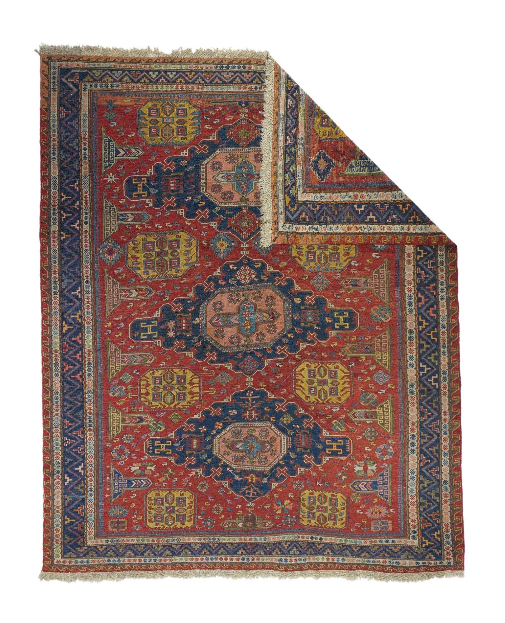 Antiker Sumak-Teppich 7'9'' x 9'4'' (Persisch) im Angebot