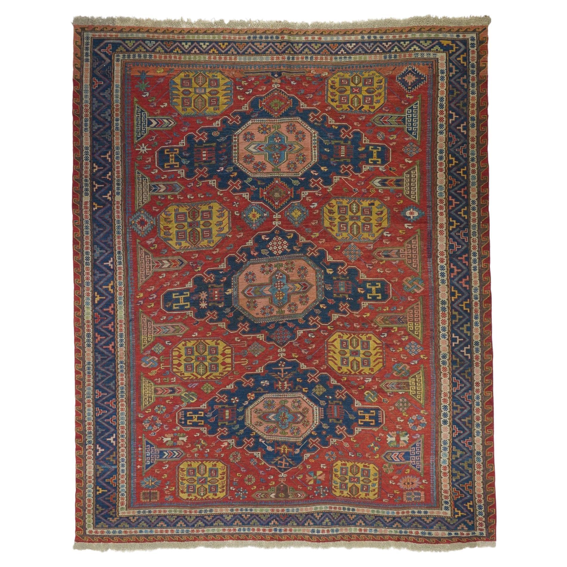 Antique Sumak Rug 7'9'' x 9'4''