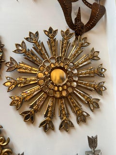 Antiker Sunburst-Spiegel