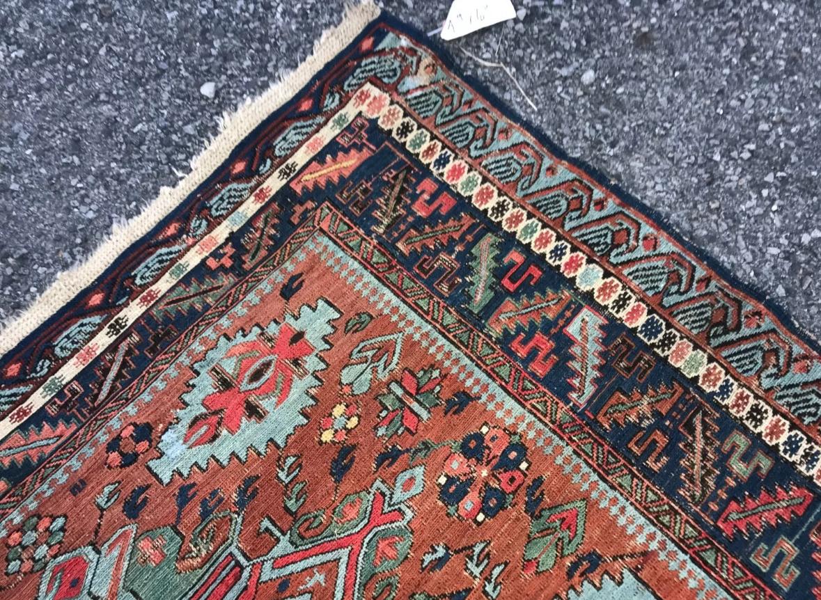 ANTIGUA Magnífica alfombra oriental caucásica de 1900 - RR2753  REBAJAS 20  OFF en venta 2