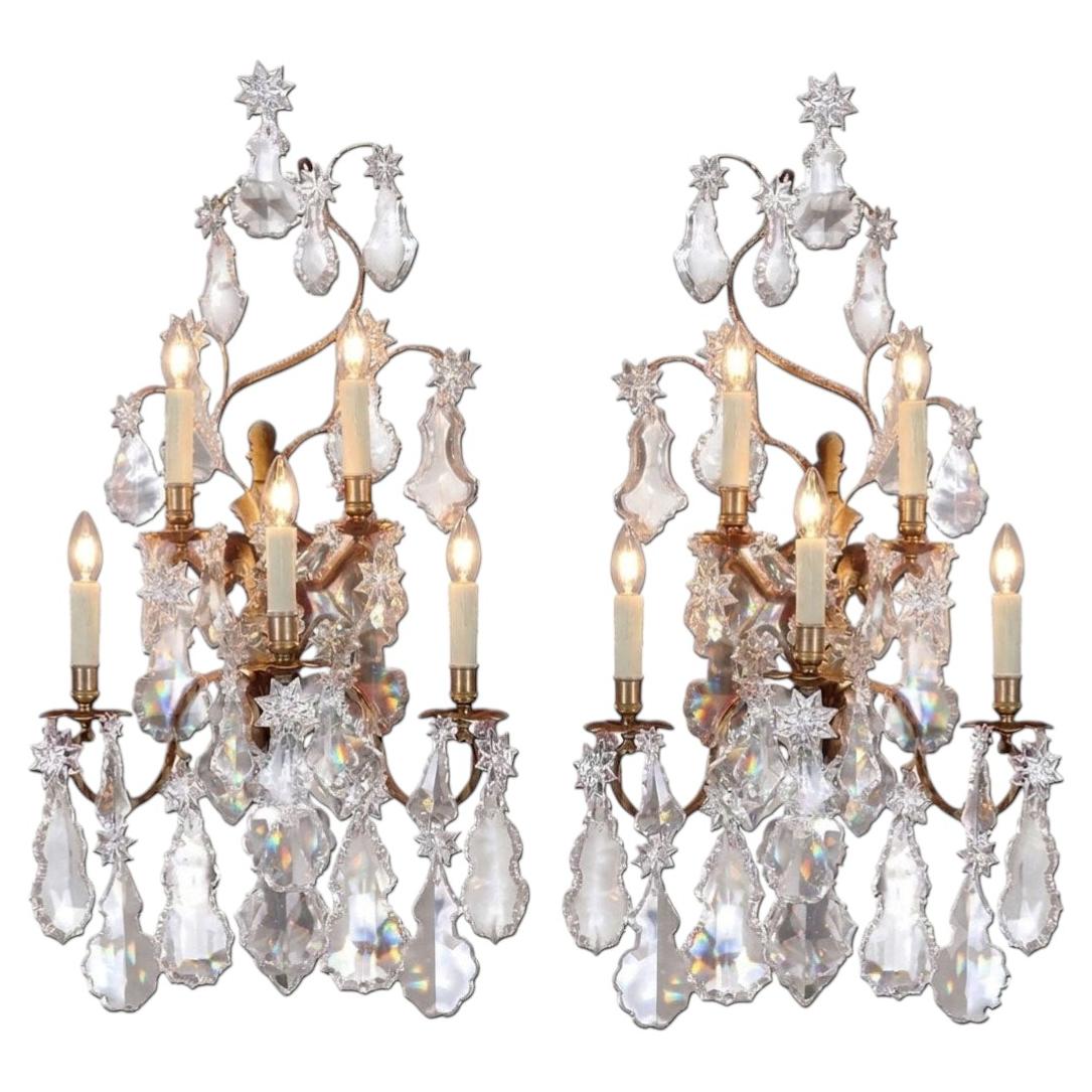 Antique Superb Pair Of Sconces For Sale