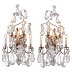 Antique Superb Pair Of Sconces