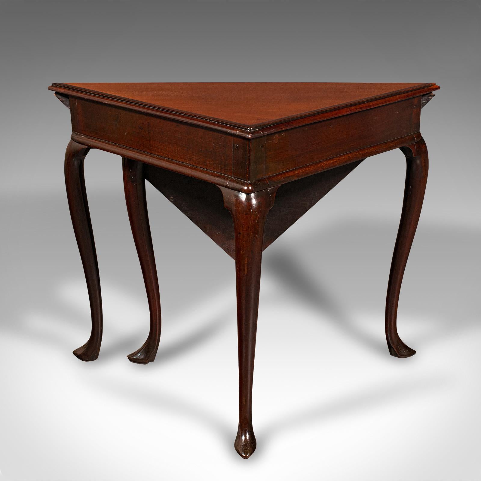 British Antique Supper Table, English, Folding, Occasional, Display, Georgian, C.1770 For Sale
