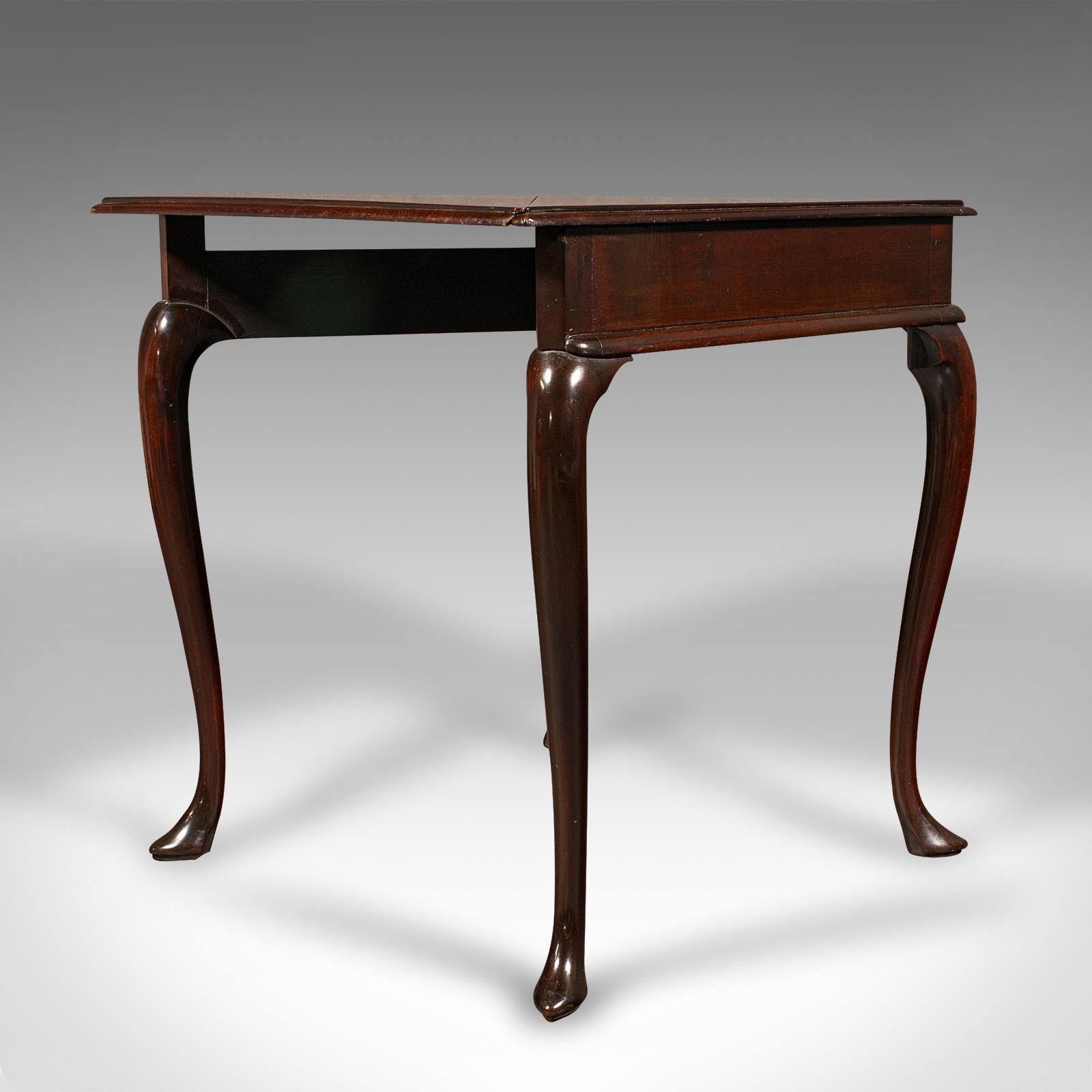 Wood Antique Supper Table, English, Folding, Occasional, Display, Georgian, C.1770 For Sale