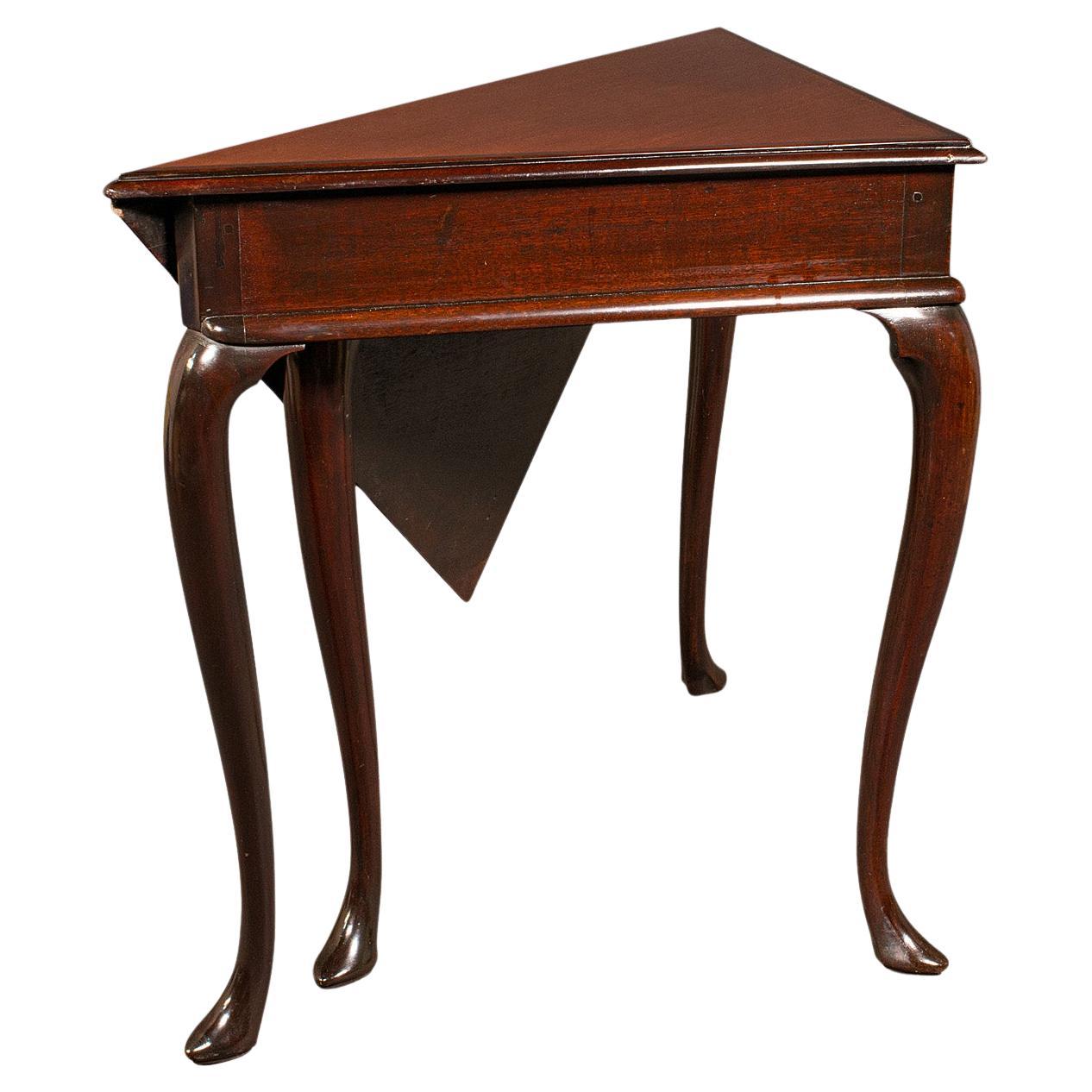 Antique Supper Table, English, Folding, Occasional, Display, Georgian, C.1770 For Sale