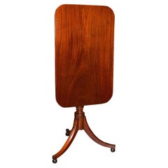 Tavolo da pranzo antico, inglese, piano a scatto, lampada, occasionale, Reggenza, circa 1820