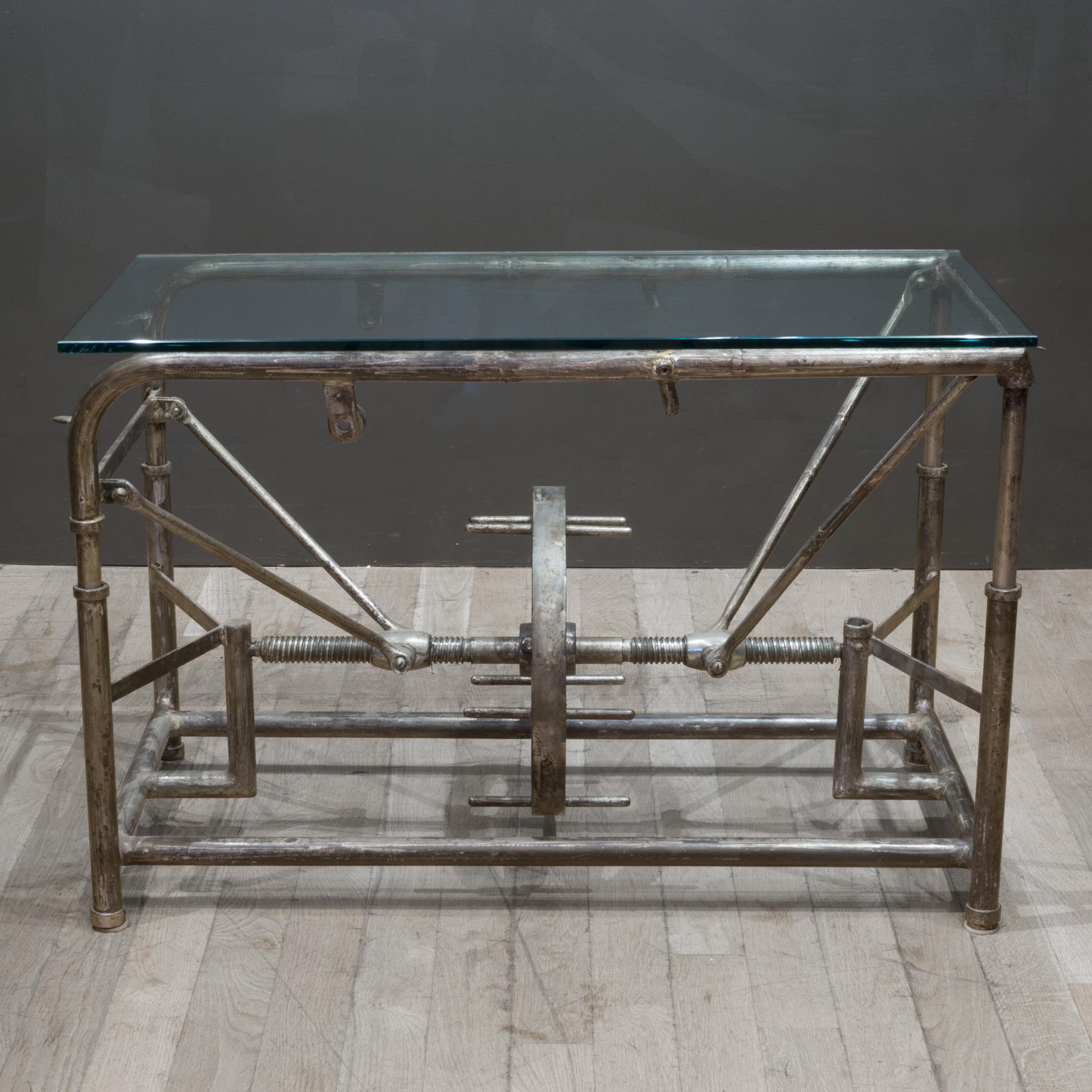 Antique Surgeon's Operating Table/Side Table c.1920 In Good Condition In San Francisco, CA