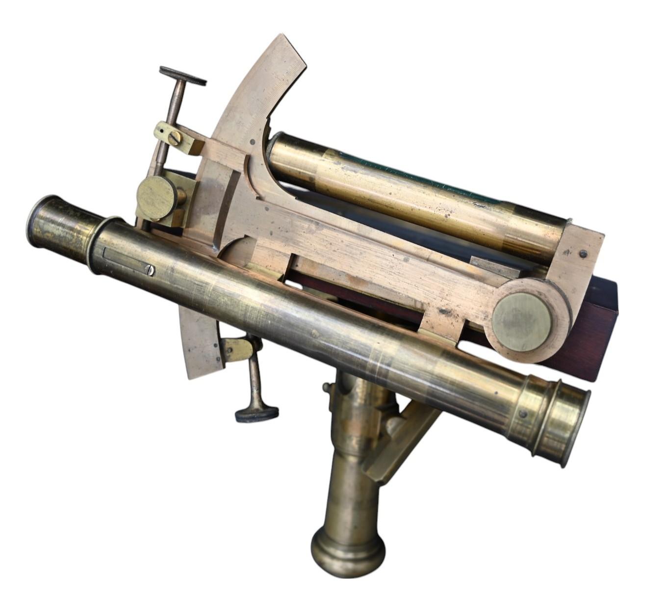 19th Century Antique Surveyor's Circumcompendium Signed Brand Frères, 1850-1880 For Sale