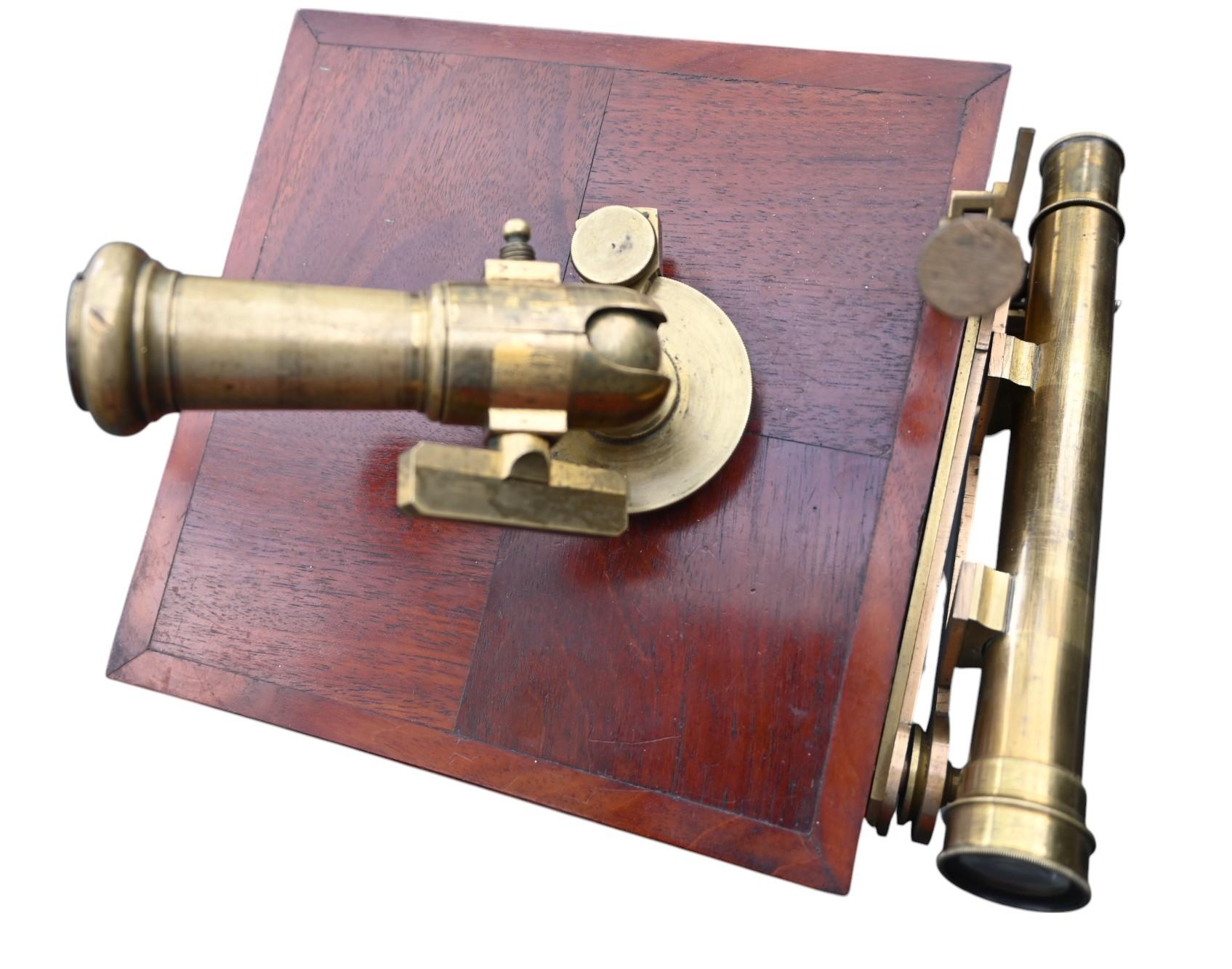 Antique Surveyor's Circumcompendium Signed Brand Frères, 1850-1880 For Sale 2