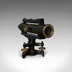 Antique Surveyor's Level, English, Brass, Scientific Instrument, Halden & Sons