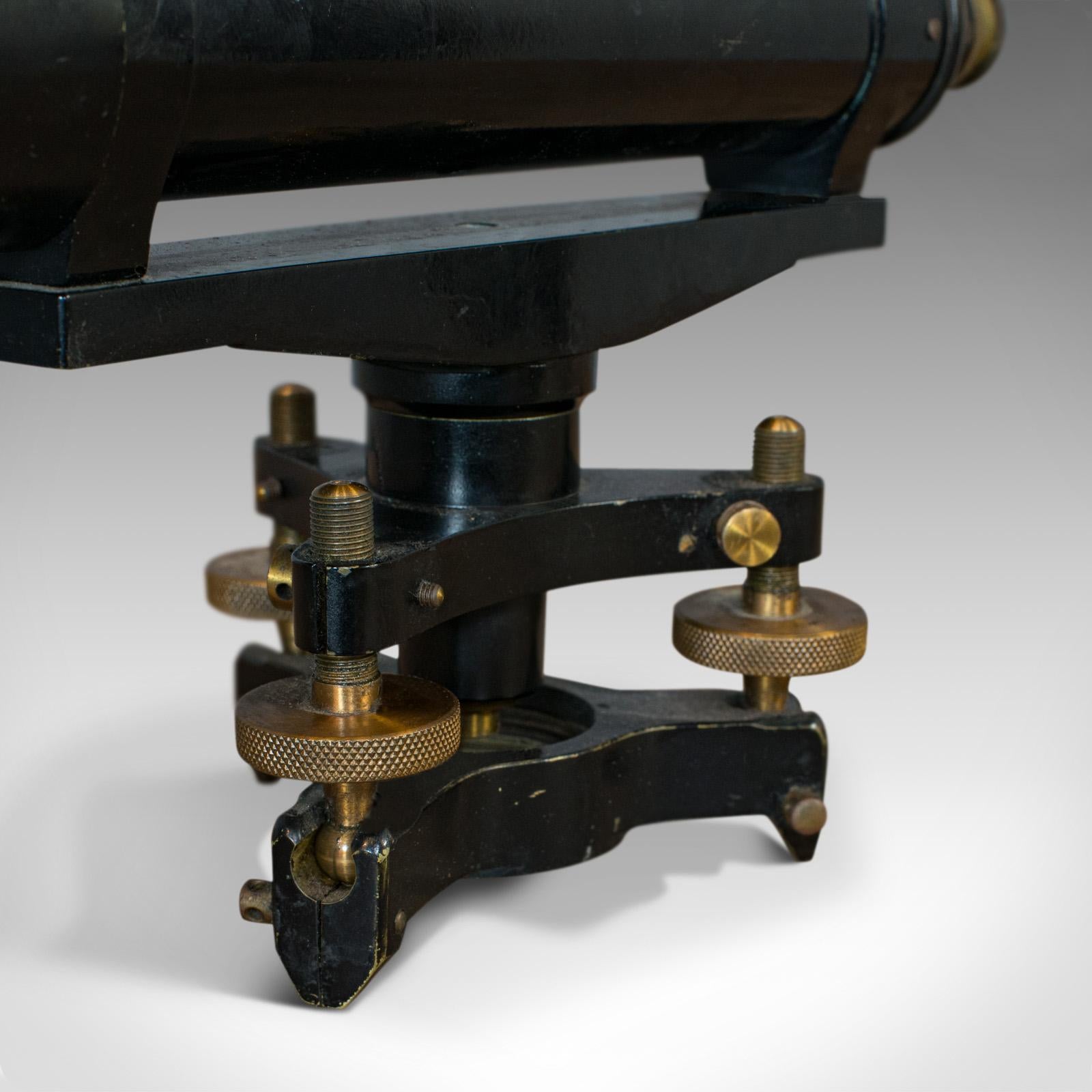 Antique Surveyor's Level, English, Brass, Scientific Instrument, Halden & Sons For Sale 3