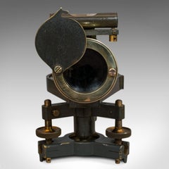 Antique Surveyor's Level, English, Theodolite, Desk, Ornament, William Stanley
