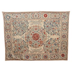 Antique Suzani Embroidered Textile