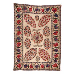 Antique Suzani from Bukara , Uzbekistan, 19th C.