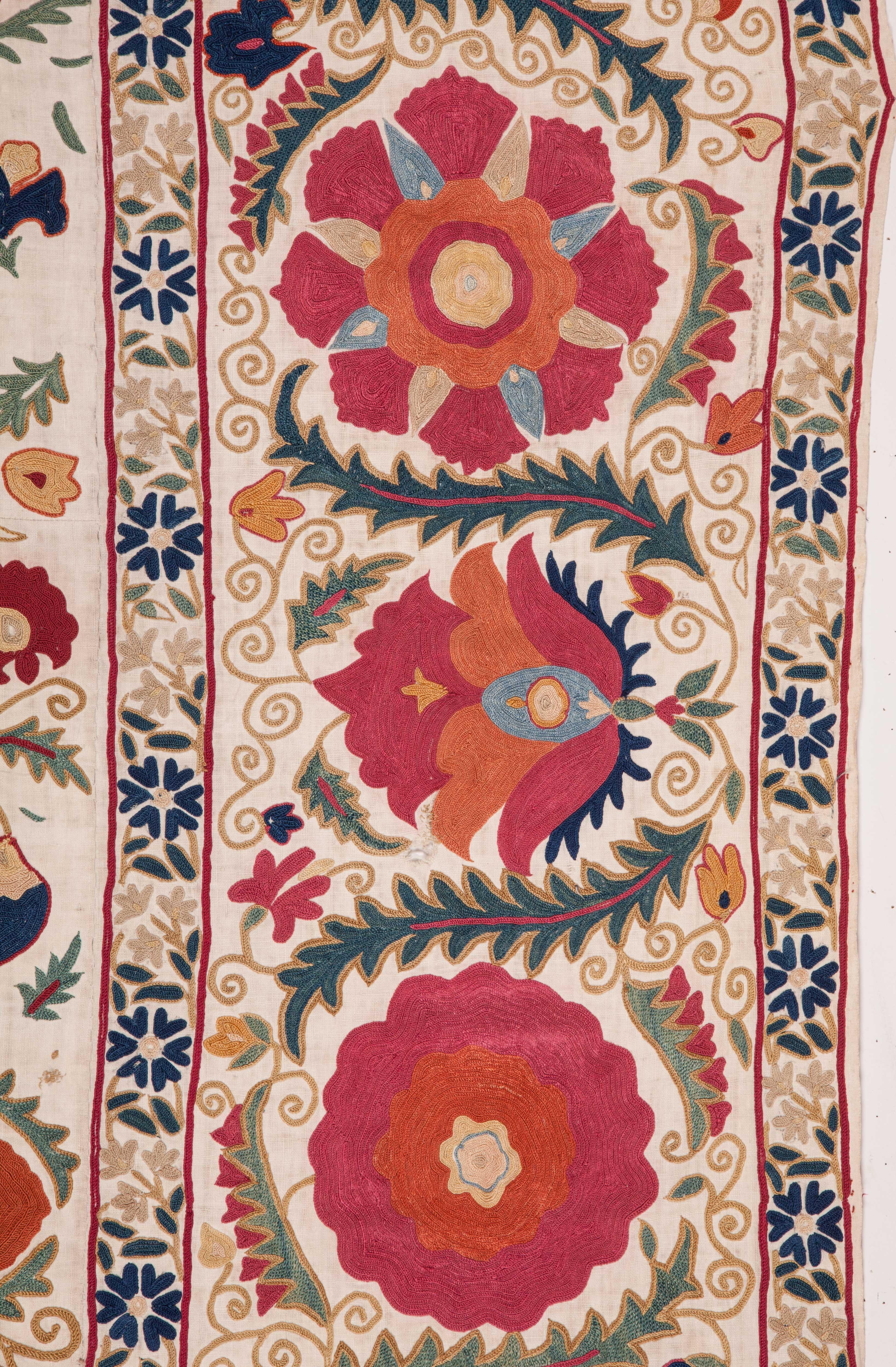 Antique Suzani from Bukhara Uzbekistan, Late 19th Century 2