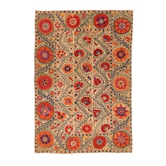 Antiguo Suzani de Bujara, Uzbekistán, mediados del siglo XIX.