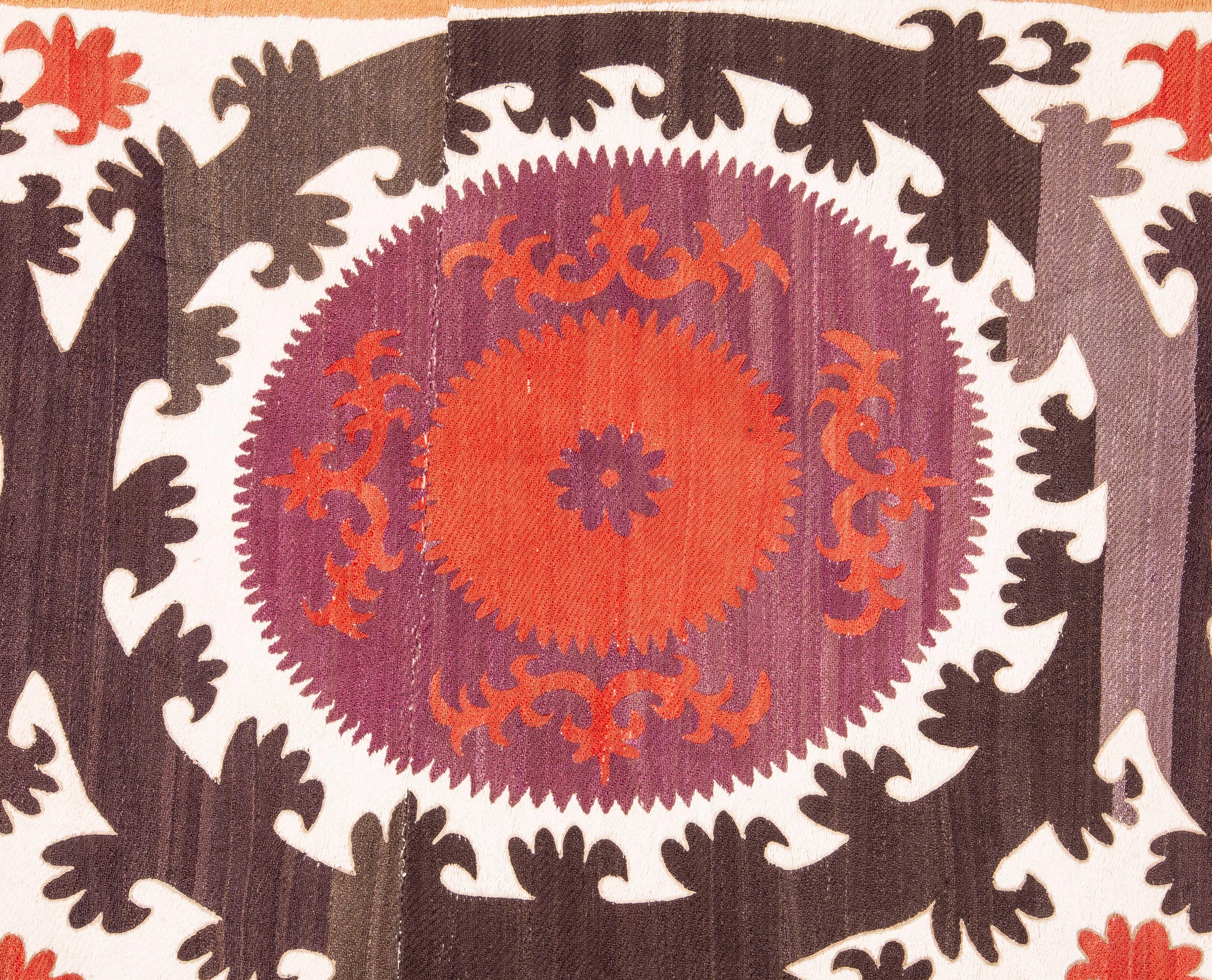 Embroidered Antique Suzani from Samarkand Uzbekistan, Early 20th Century