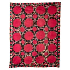 Antique Suzani from Tashkent, Uzbekistan, Late 19th C