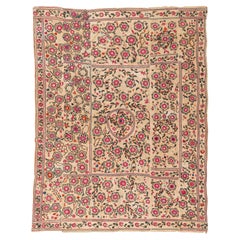 Ancien Suzani d'Uura Tube Tajikistan, 19e siècle