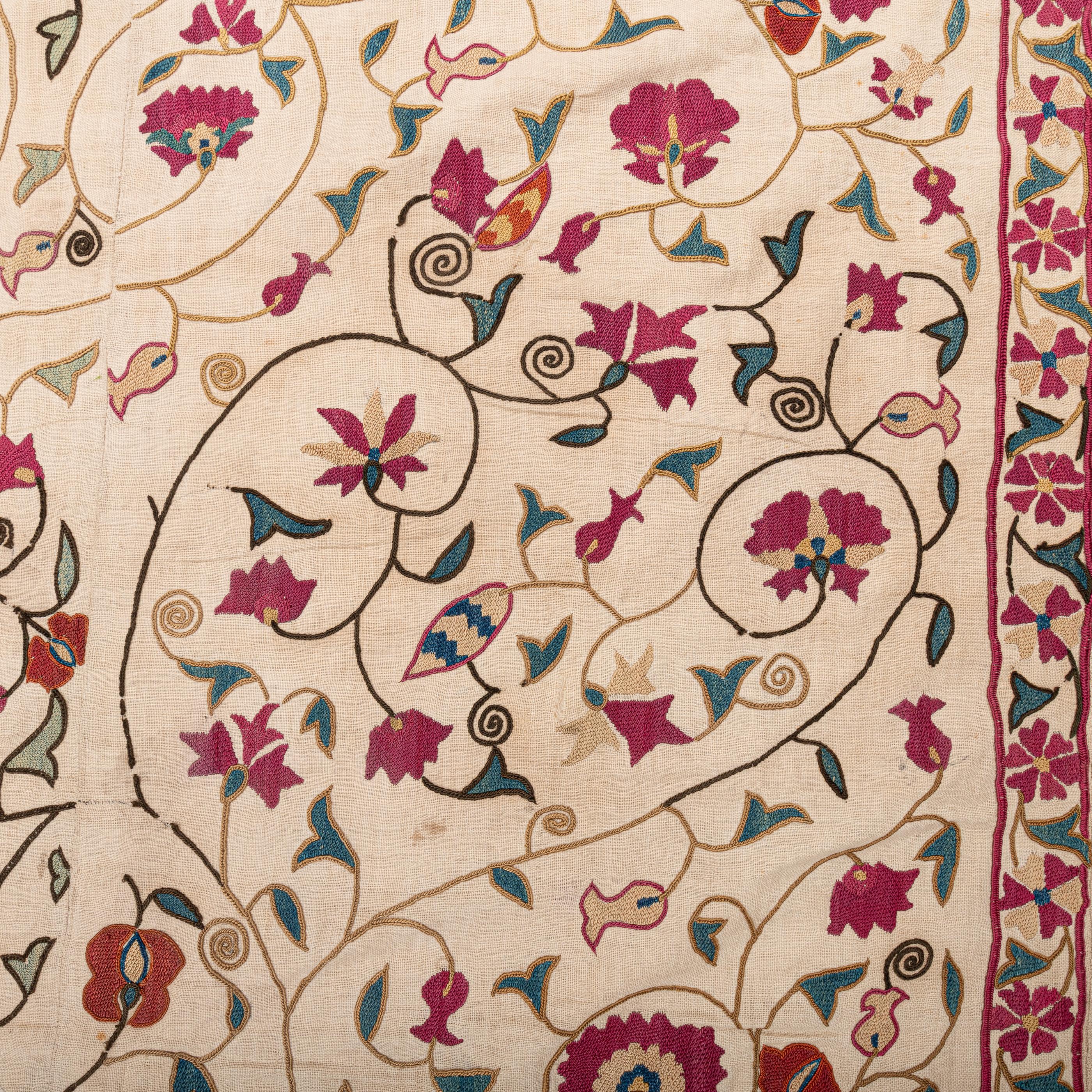 Antique Suzani from Ura Tube , Tajikistan, 19th Century. 7