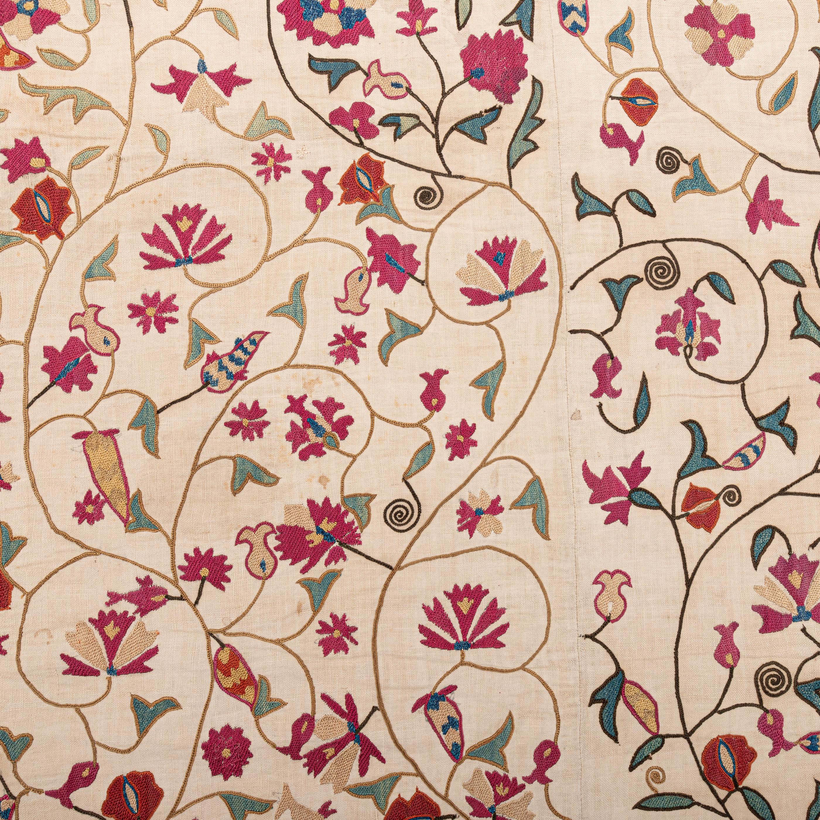Antique Suzani from Ura Tube , Tajikistan, 19th Century. 9