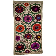 Retro Suzani Panel Wall Hanging